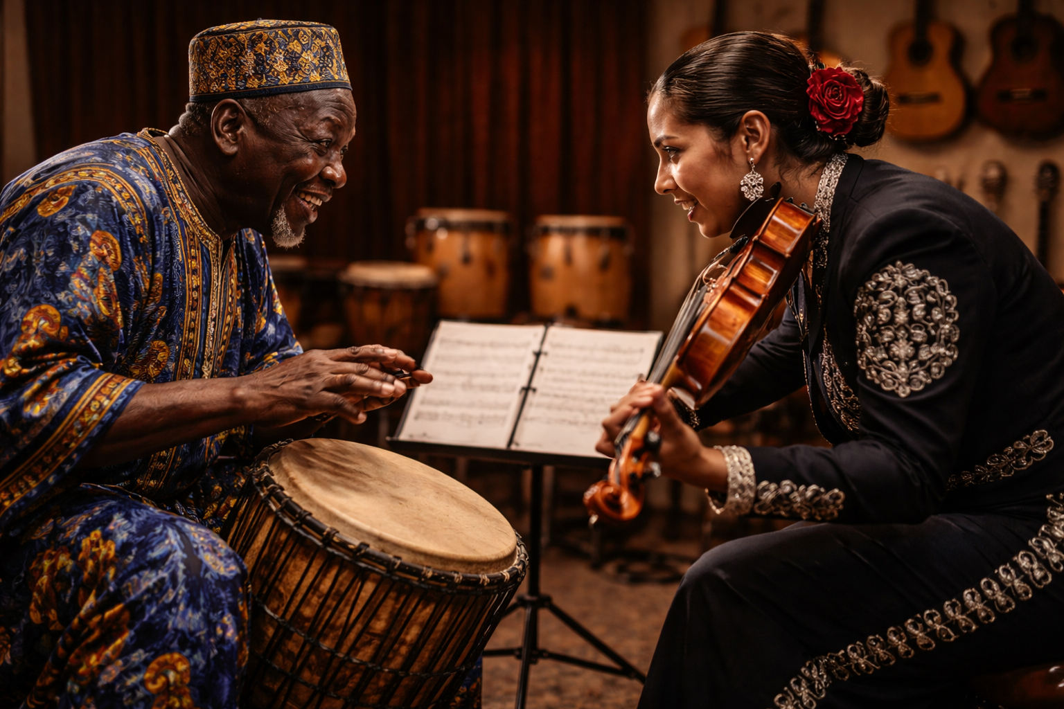 Cross-cultural exchange — African and world arts in dialogue